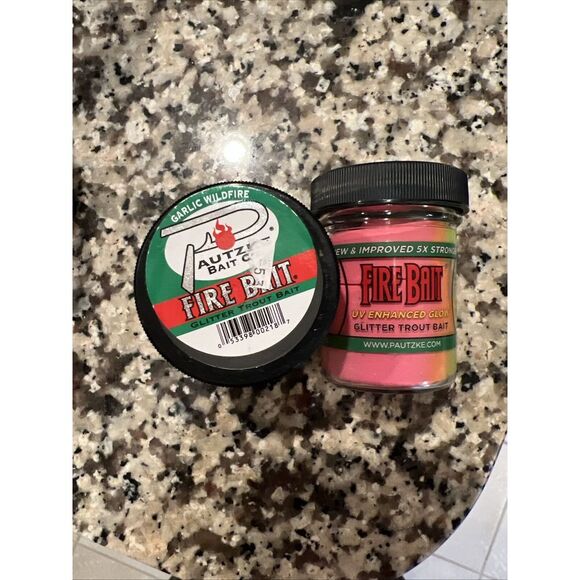 NEW! Pautzke PFBT/GARWF Fire‎ Bait Glitter Trout Bait, 1.5 oz, Garlic Wildfire - Picture 1 of 1